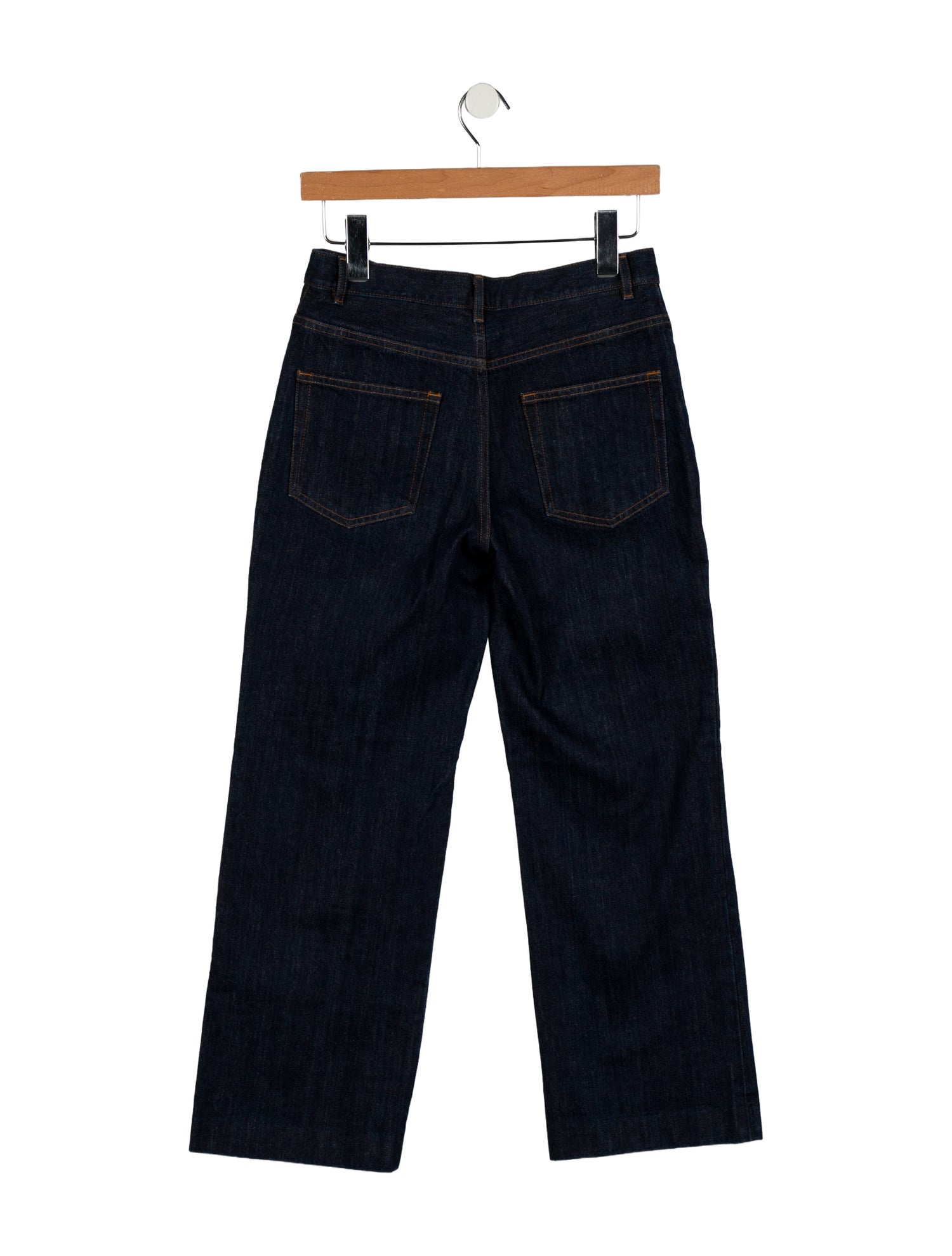 A.P.C. Mid-Rise Wide Leg Jeans