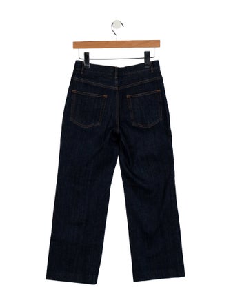 A.P.C. Mid-Rise Wide Leg Jeans