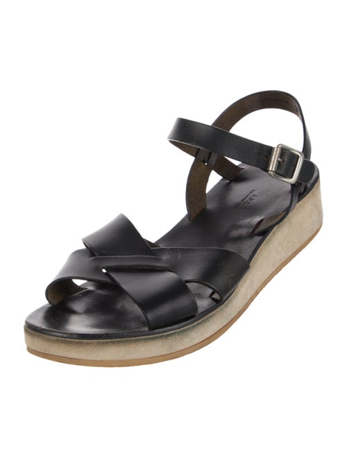 A.P.C. Leather Slingback Sandals