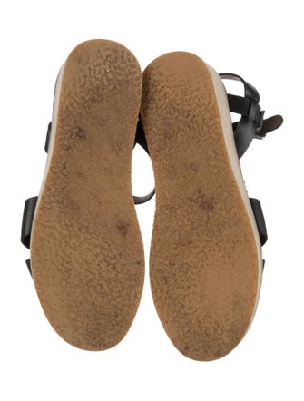 A.P.C. Leather Slingback Sandals