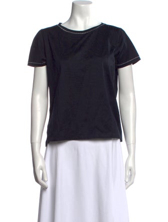 A.P.C. Bateau Neckline Short Sleeve T-Shirt