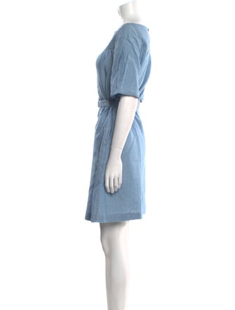 A.P.C. Bateau Neckline Mini Dress