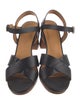 A.P.C. Leather Slingback Sandals
