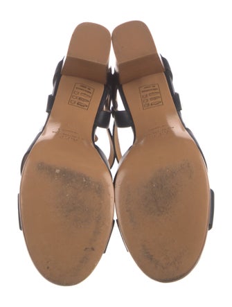 A.P.C. Leather Slingback Sandals