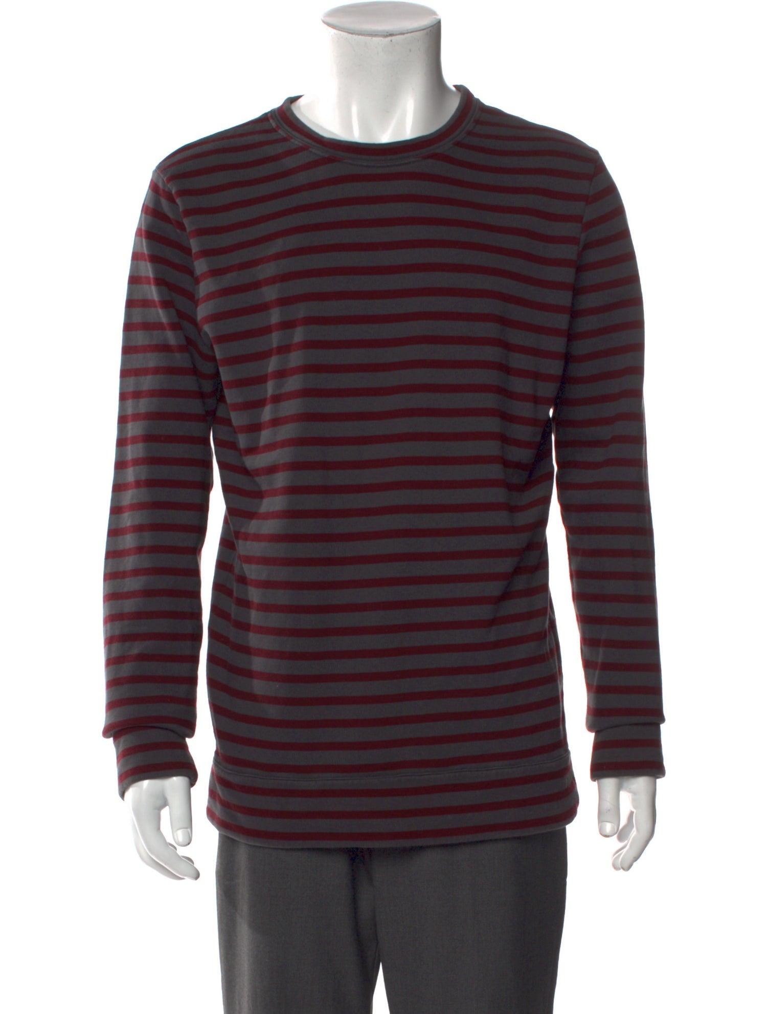 A.P.C. Striped Crew Neck Pullover