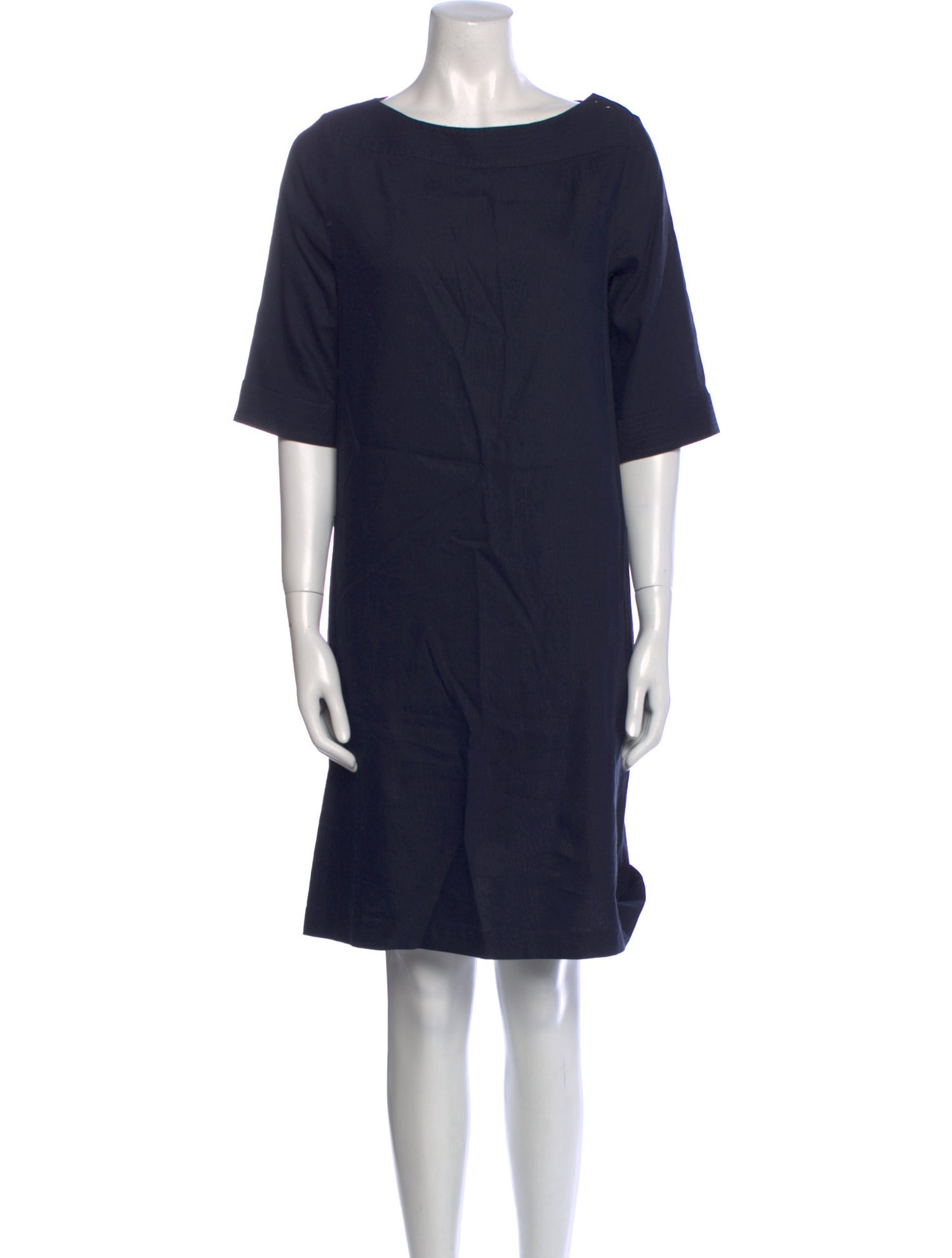 A.P.C. Bateau Neckline Mini Dress