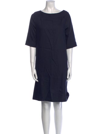 A.P.C. Bateau Neckline Mini Dress