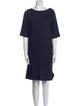 A.P.C. Bateau Neckline Mini Dress
