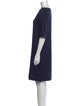 A.P.C. Bateau Neckline Mini Dress