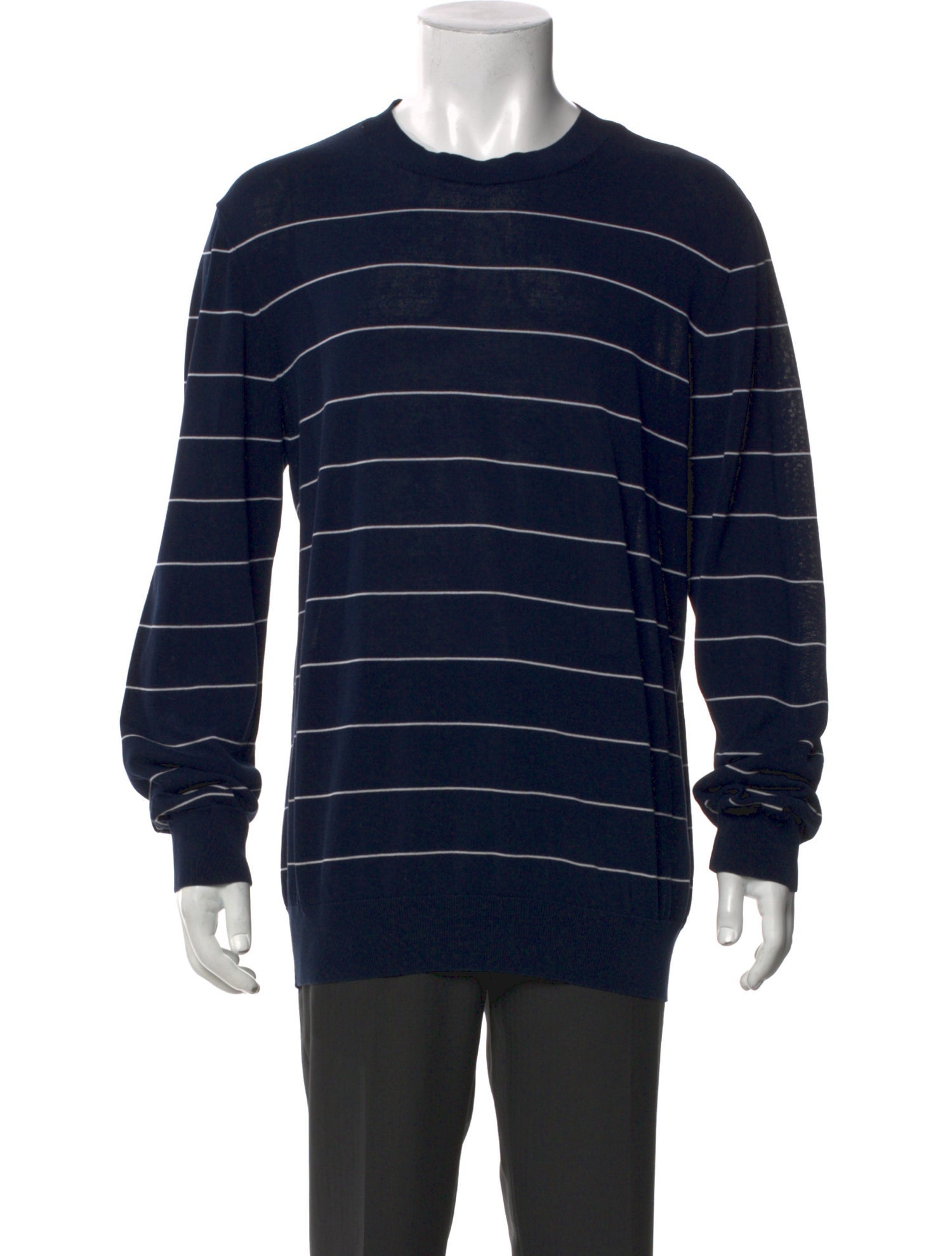 A.P.C. Striped Crew Neck Sweatshirt