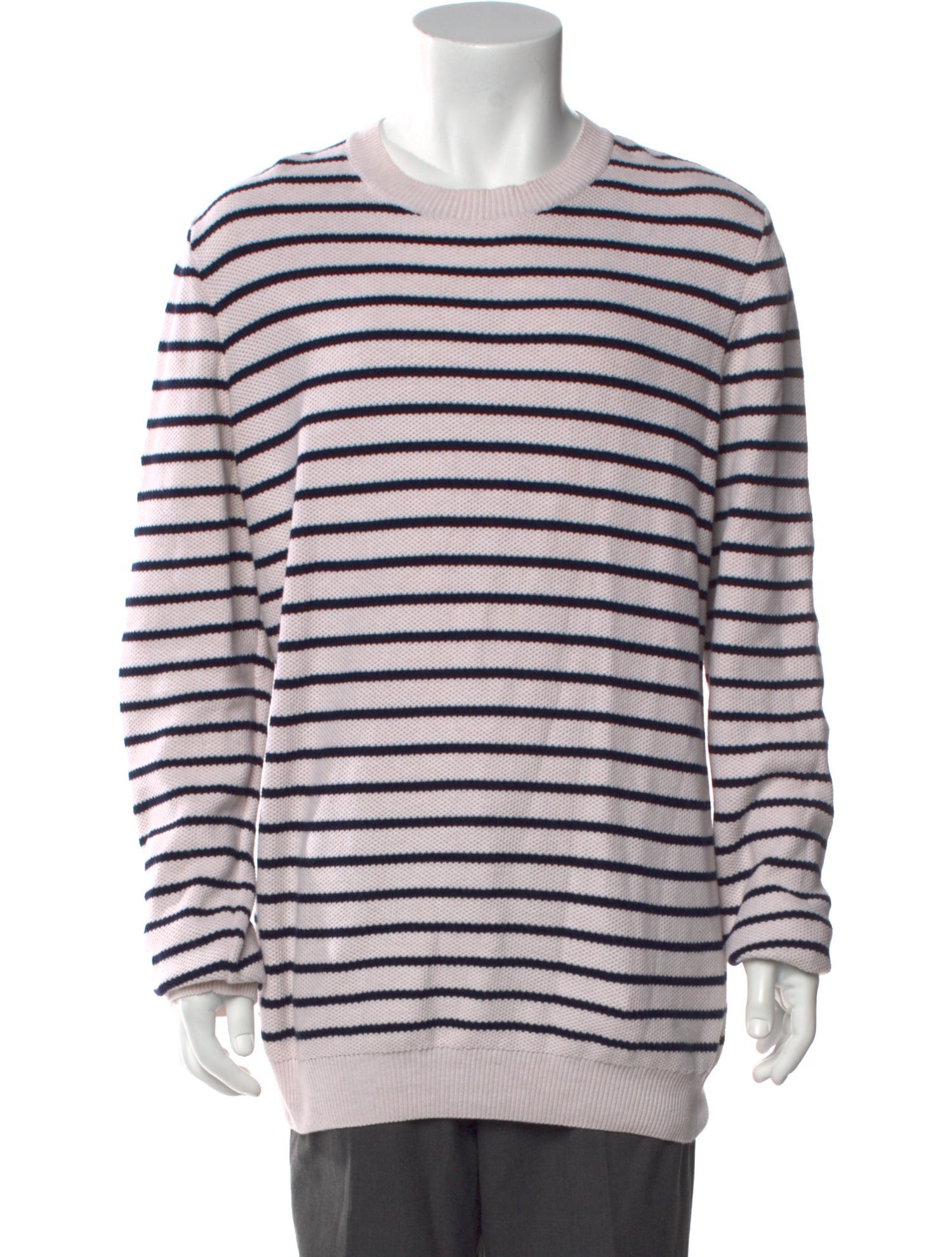 A.P.C. Striped Crew Neck Pullover