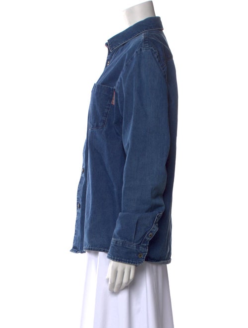 A.P.C. Long Sleeve Button-Up Top