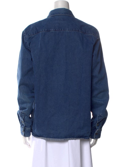 A.P.C. Long Sleeve Button-Up Top