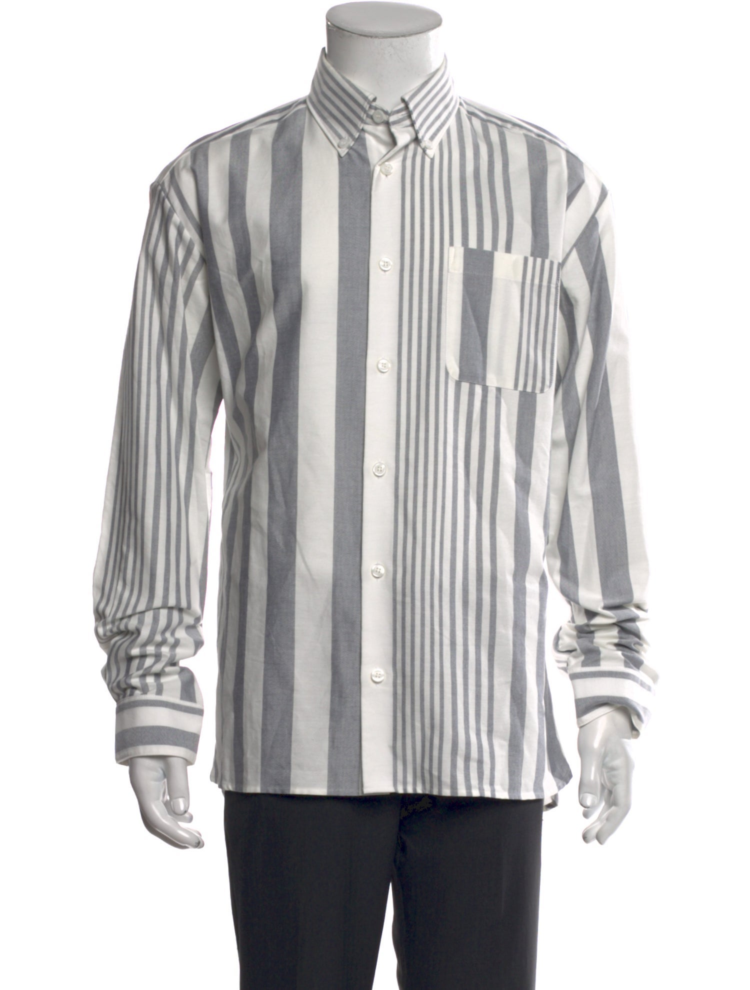 A.P.C. Striped Long Sleeve Shirt