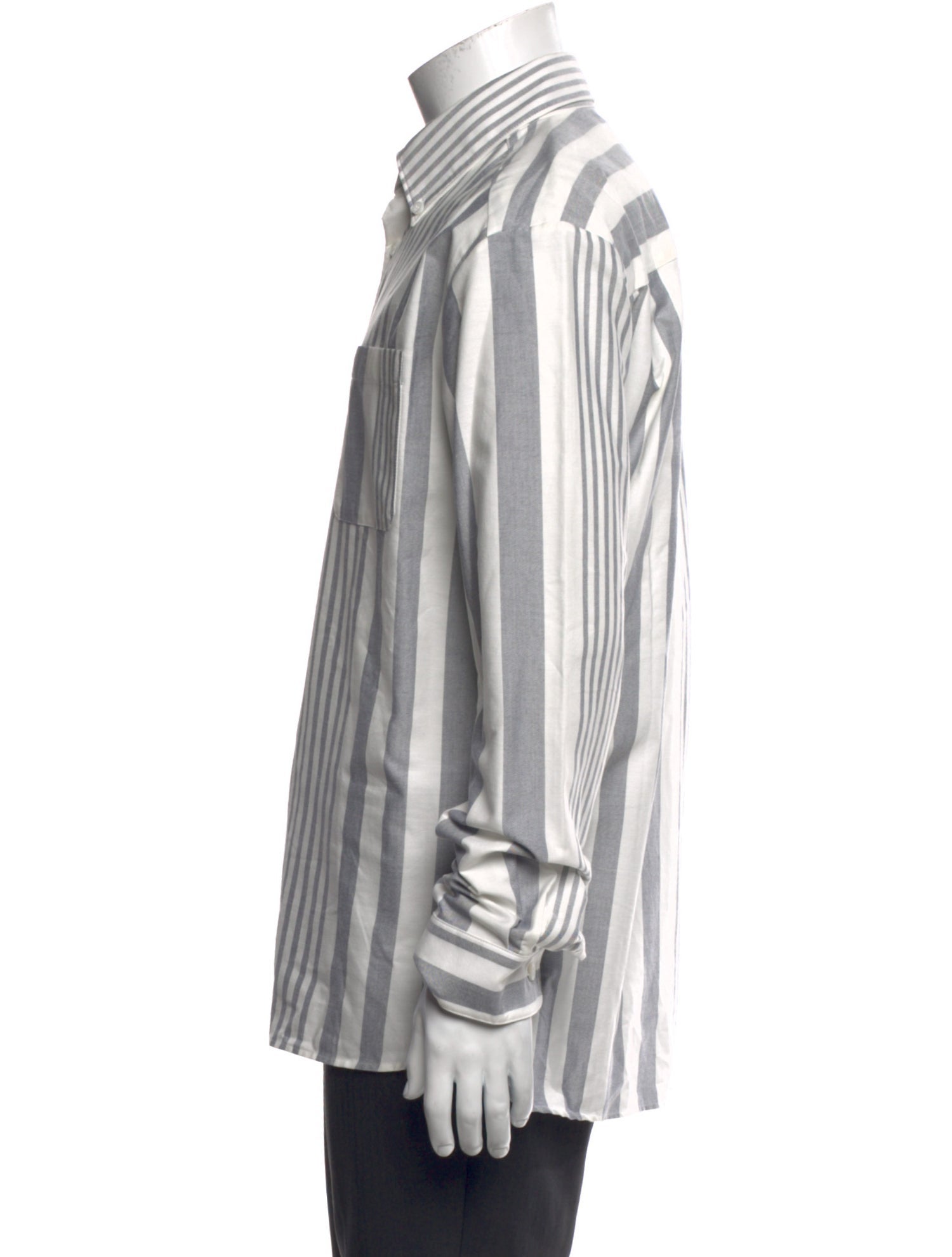 A.P.C. Striped Long Sleeve Shirt