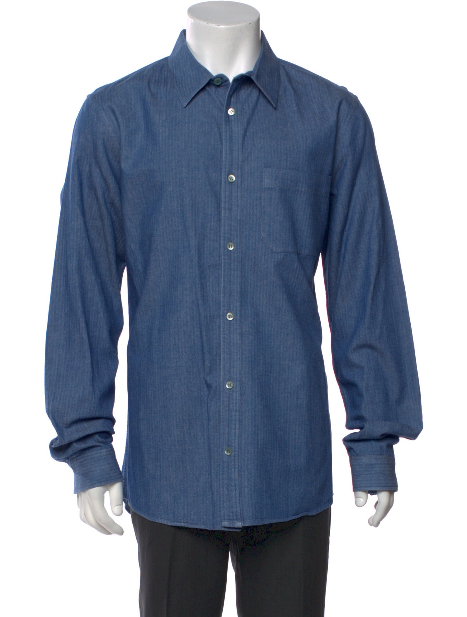 A.P.C. Long Sleeve Denim Shirt