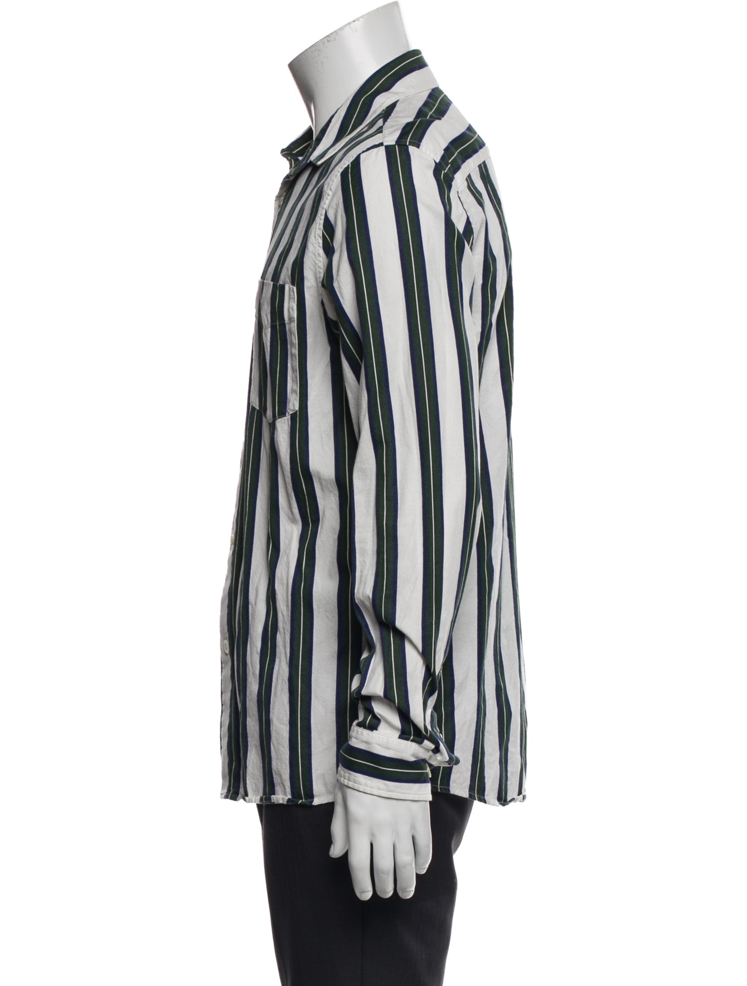 A.P.C. Striped Long Sleeve Shirt