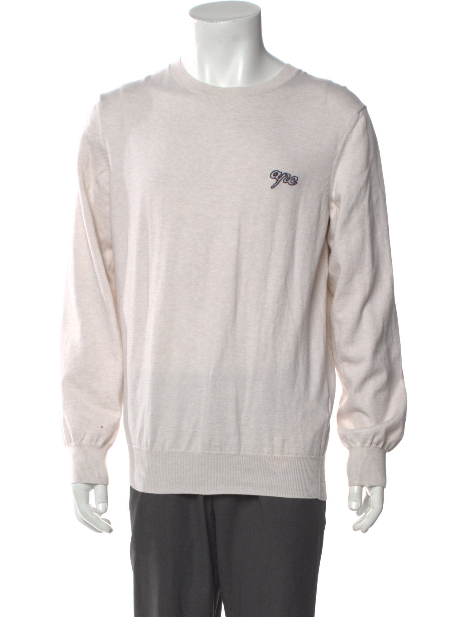 A.P.C. Graphic Print Crew Neck Pullover