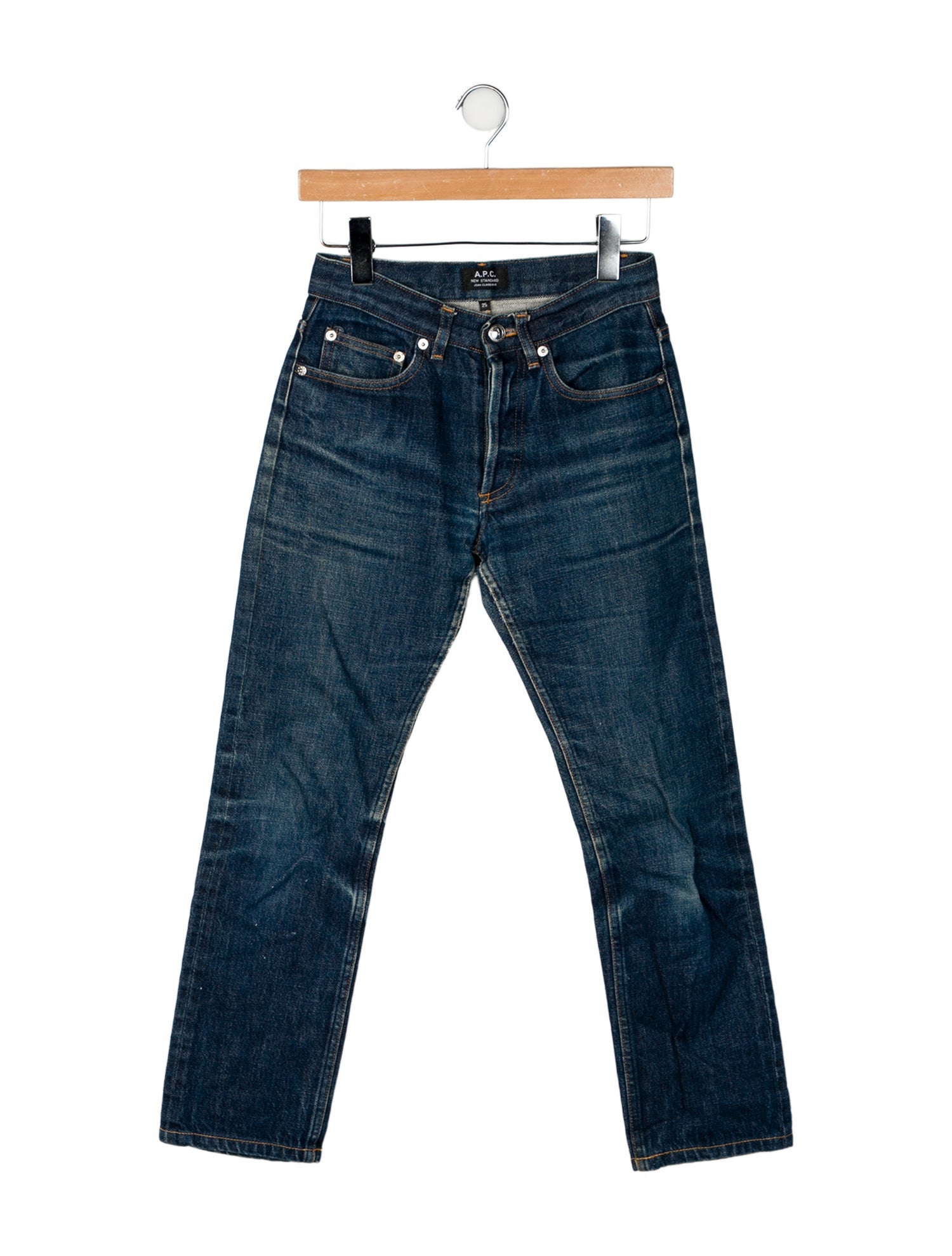 A.P.C. Mid-Rise Straight Leg Jeans