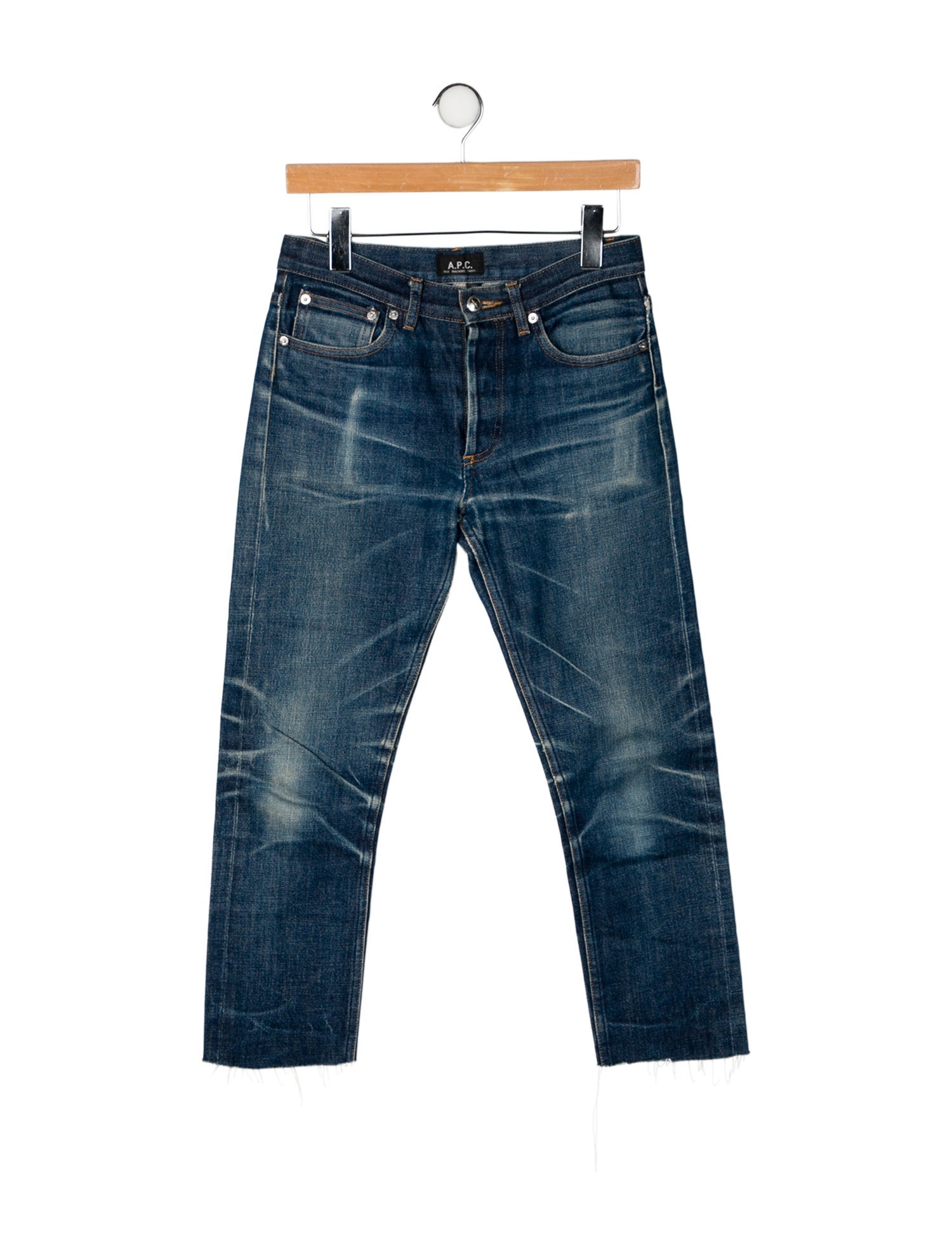 A.P.C. Mid-Rise Straight Leg Jeans