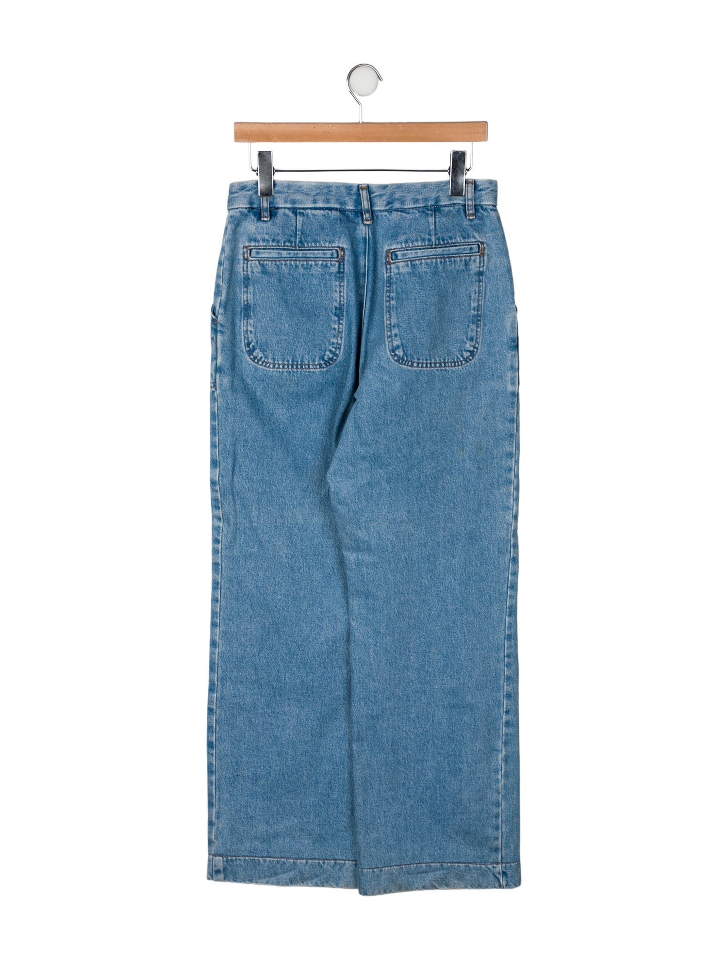 A.P.C. Mid-Rise Wide Leg Jeans