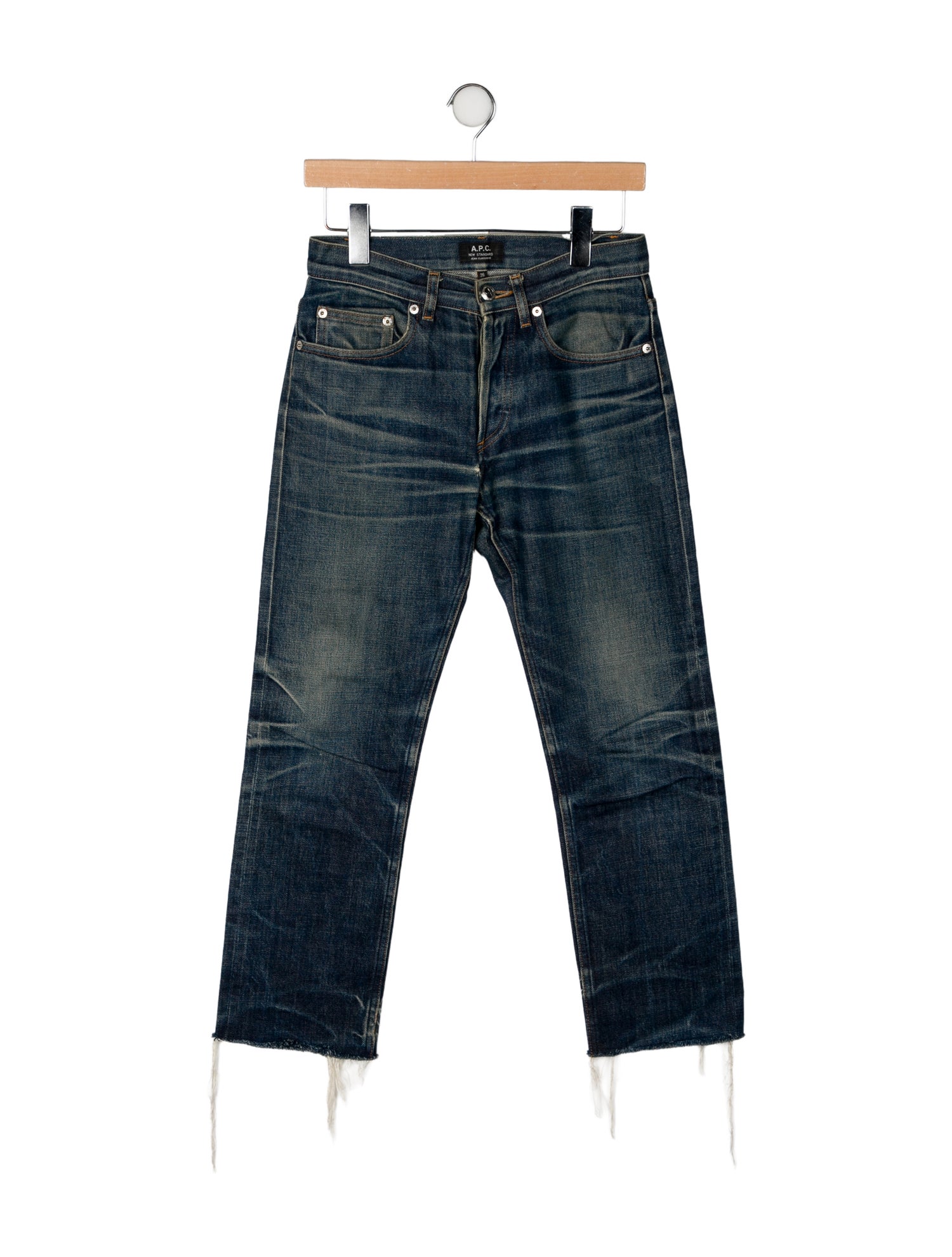 A.P.C. Mid-Rise Straight Leg Jeans