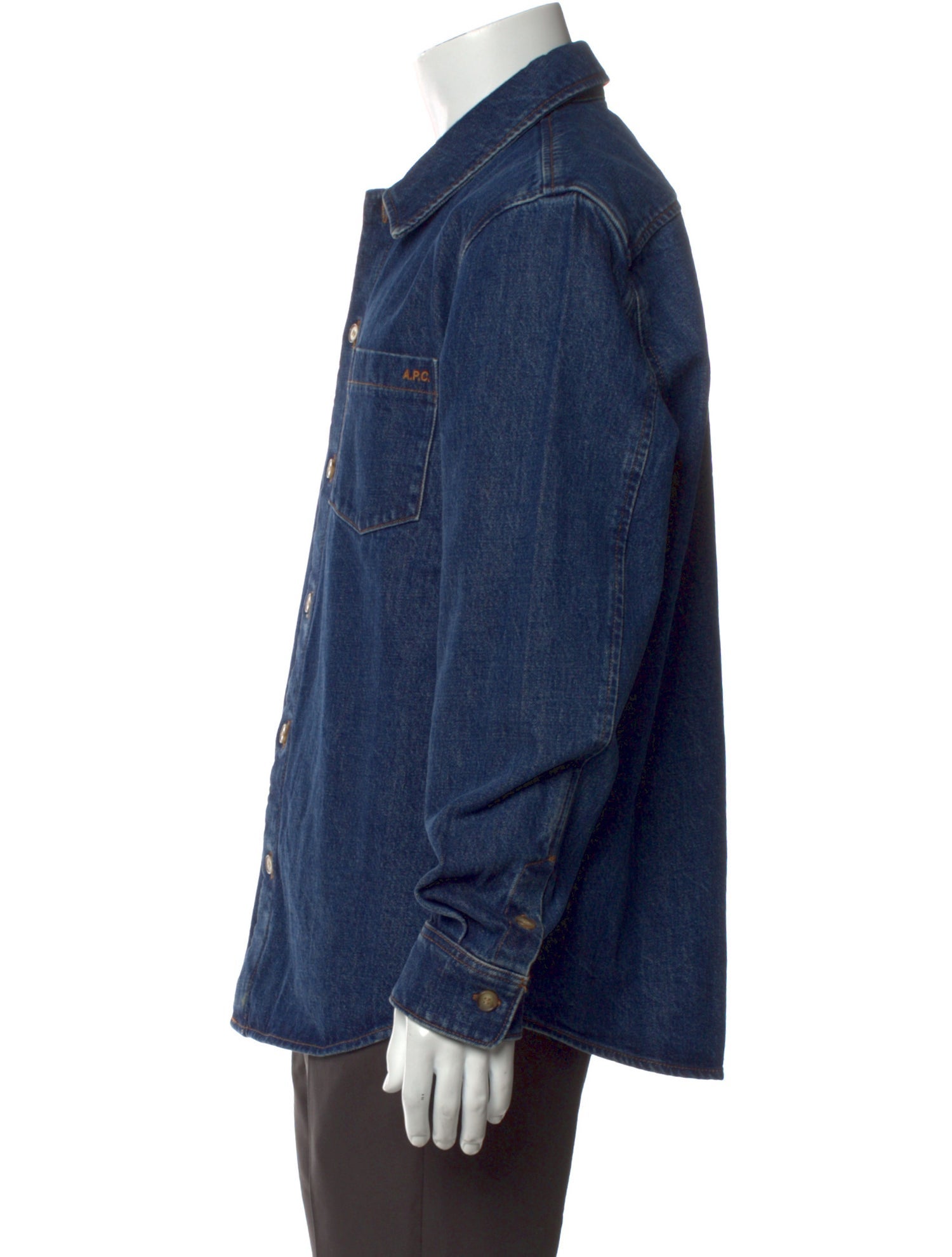 A.P.C. Long Sleeve Denim Shirt
