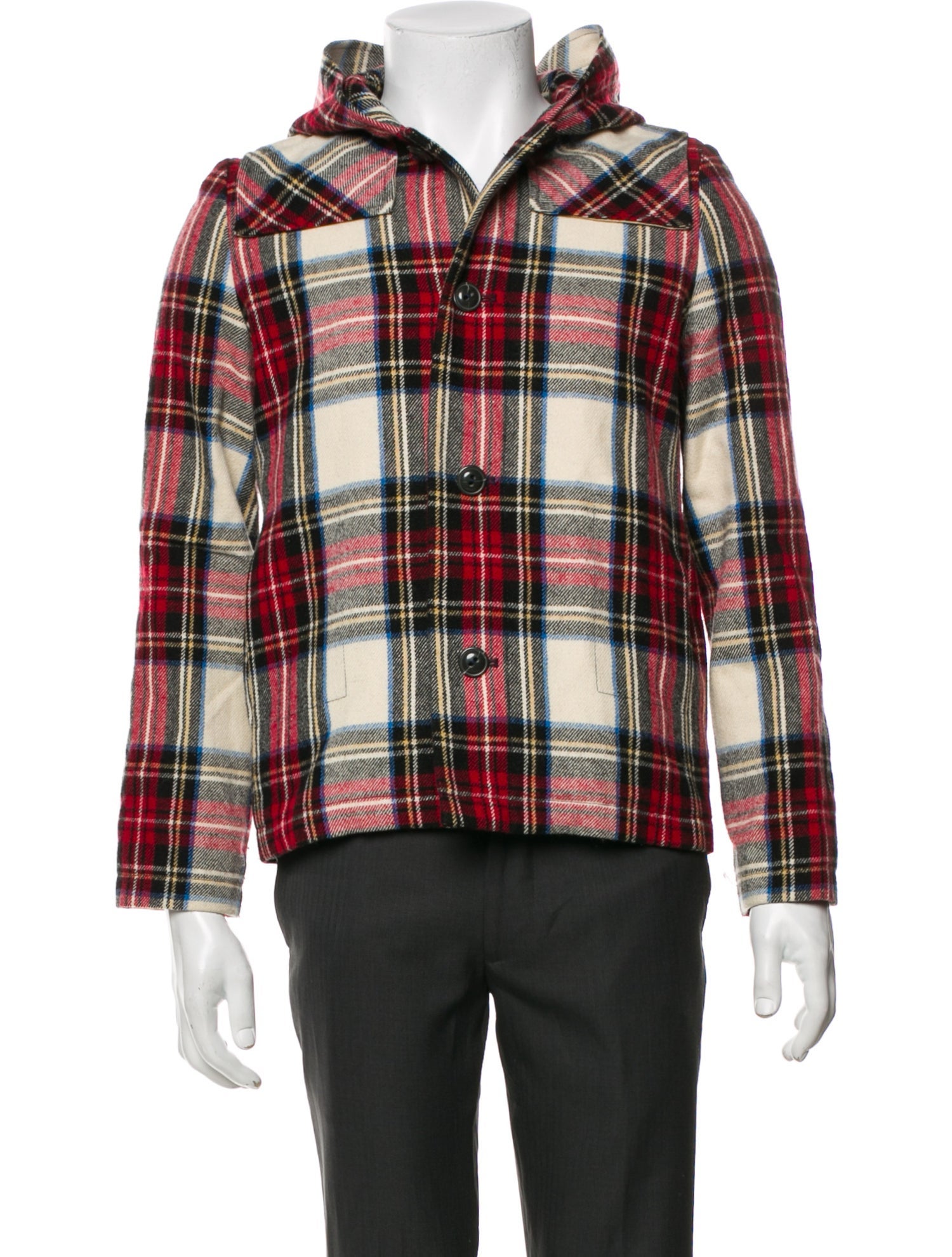 A.P.C. Plaid Print Windbreaker