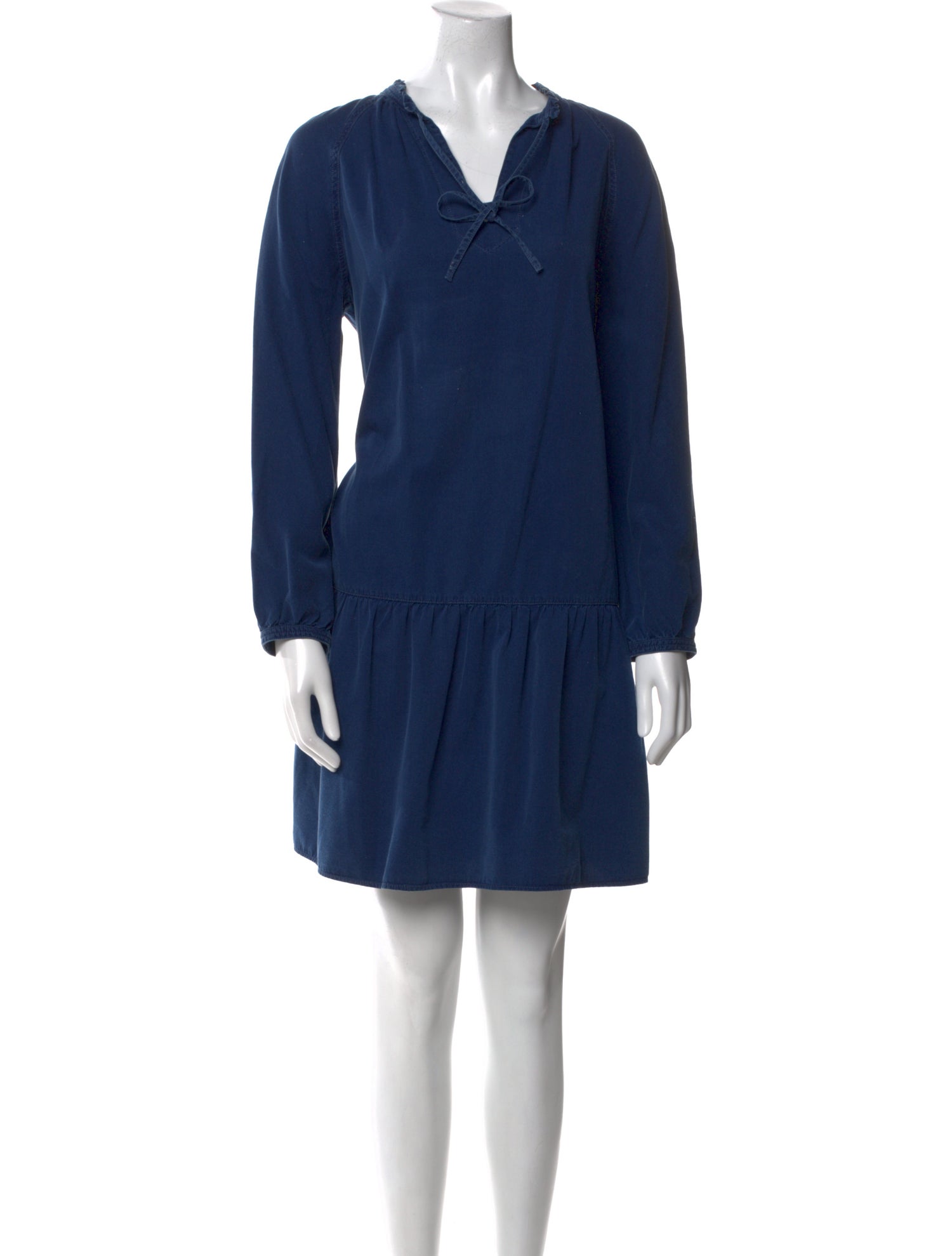 A.P.C. V-Neck Mini Dress
