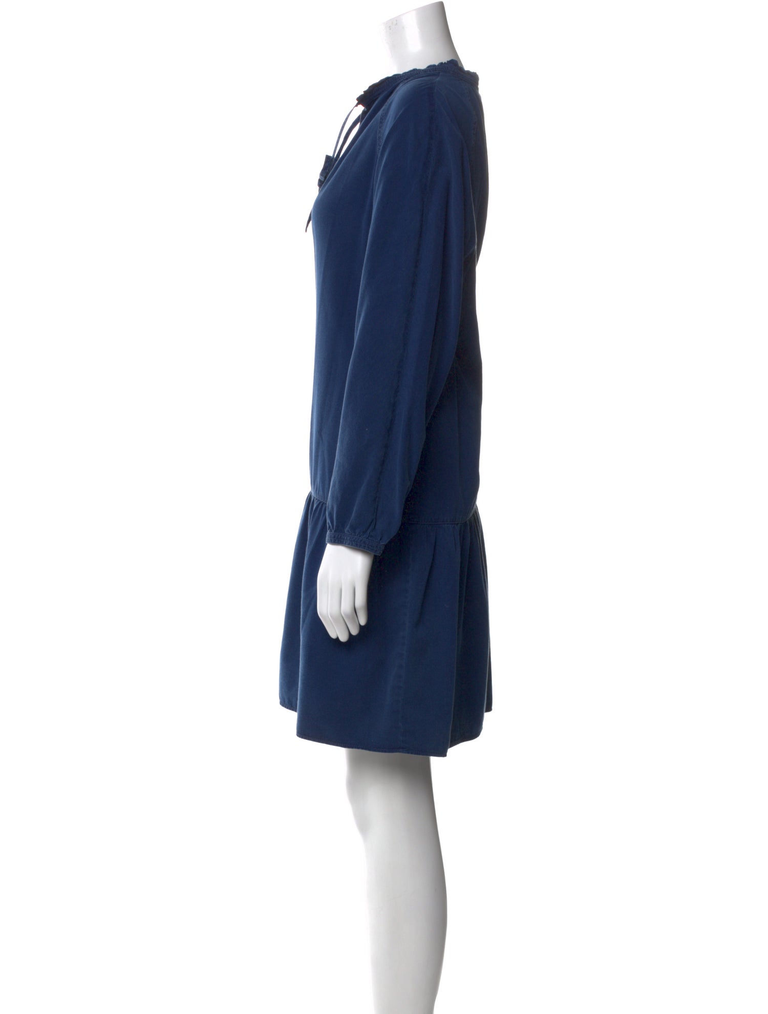 A.P.C. V-Neck Mini Dress