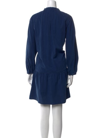 A.P.C. V-Neck Mini Dress