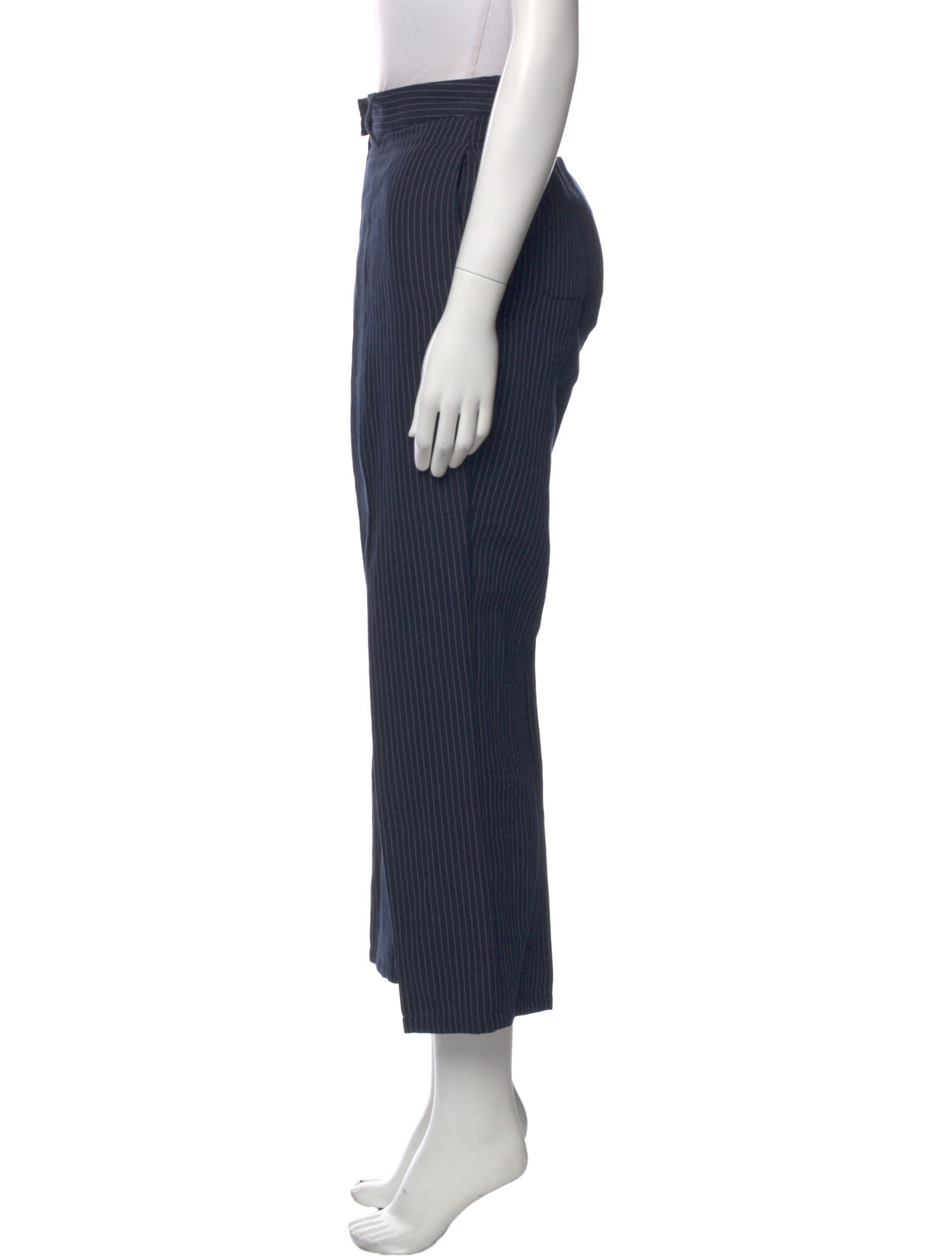 A.P.C. Striped Wide Leg Pants