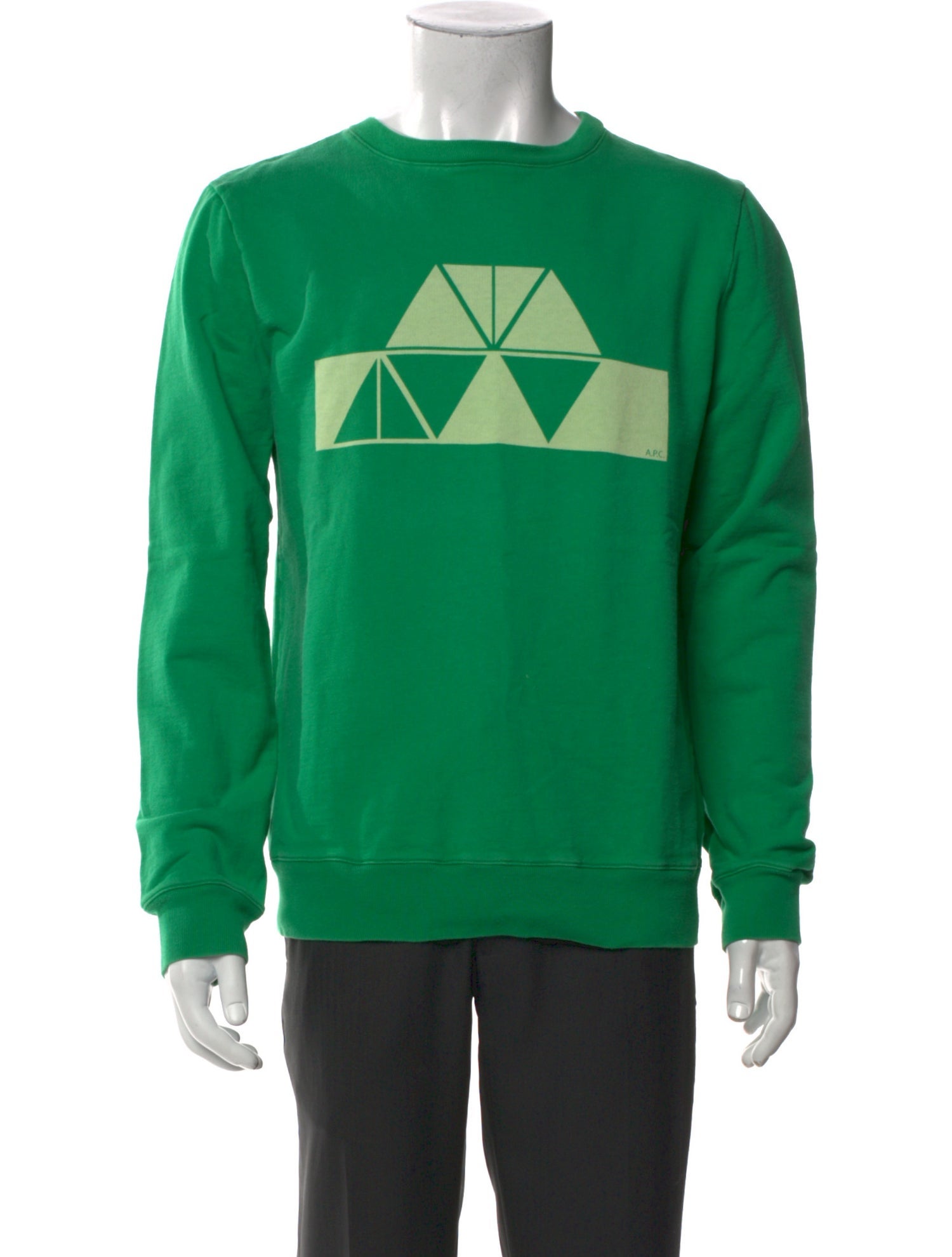 A.P.C. Graphic Print Crew Neck Pullover w/ Tags