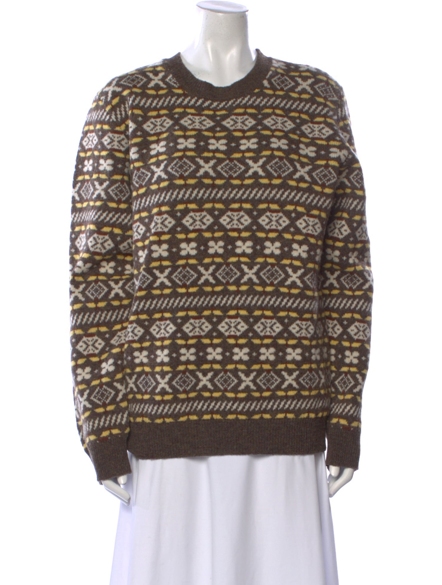 A.P.C. Virgin Wool Printed Sweater