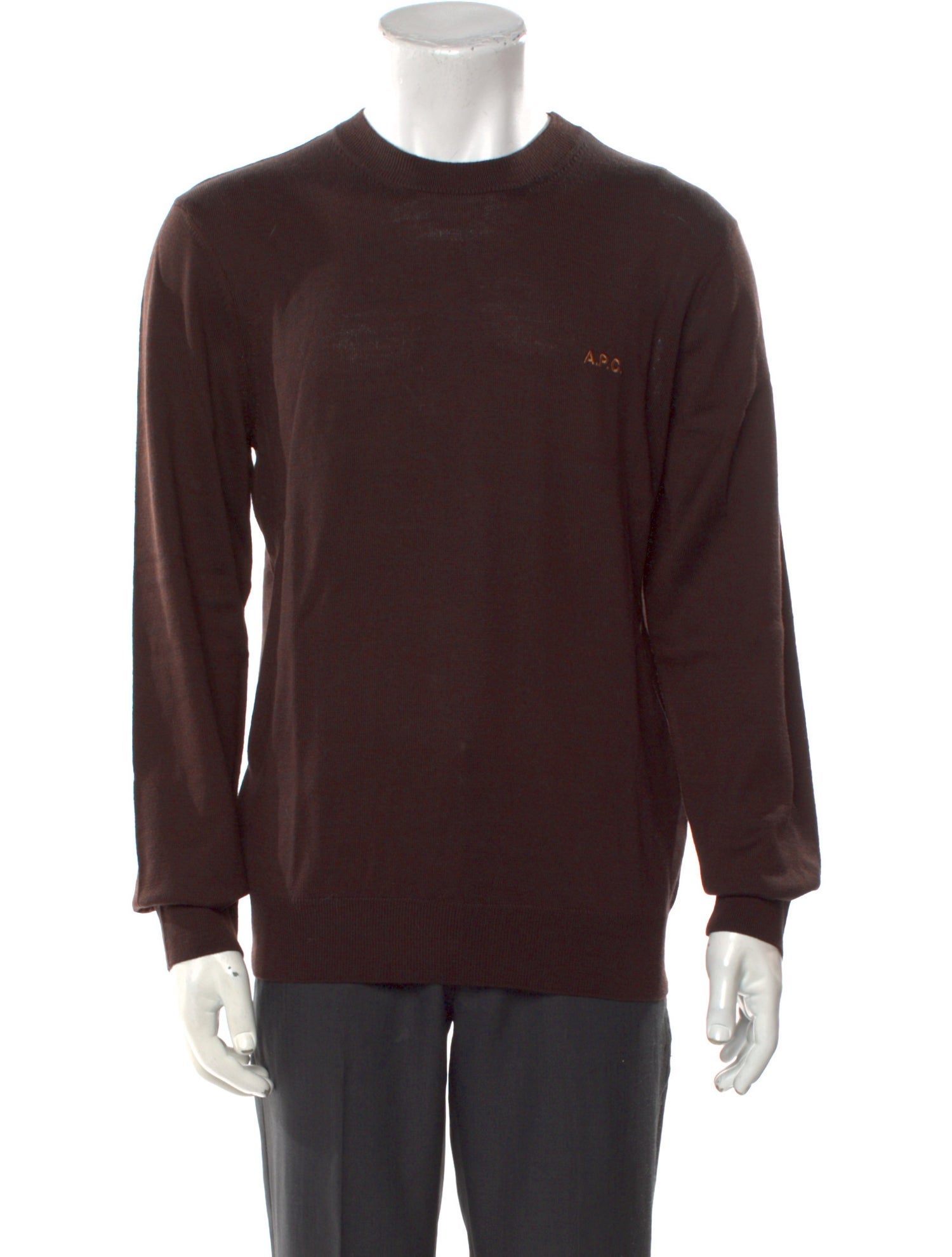 A.P.C. Crew Neck Long Sleeve Pullover w/ Tags