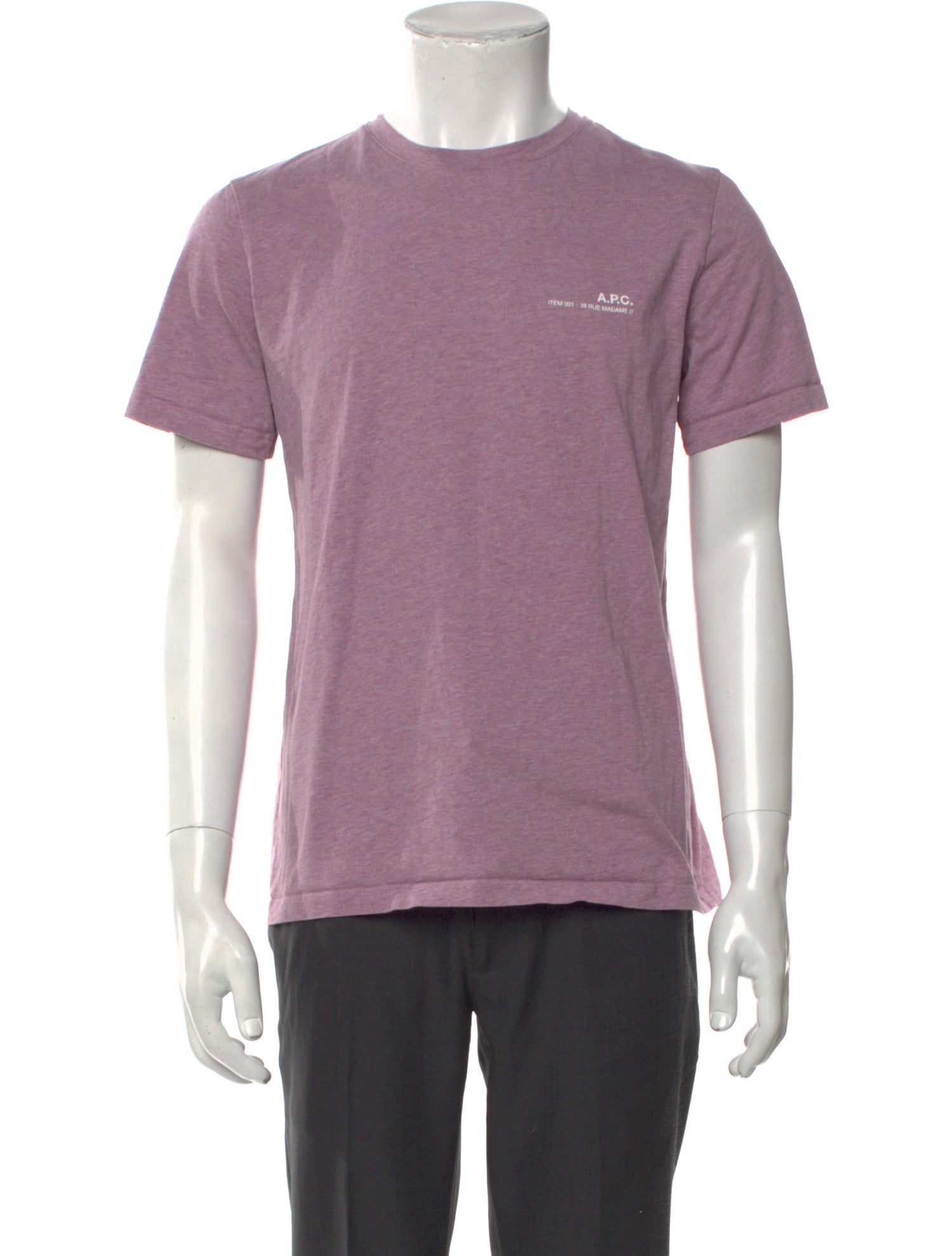 A.P.C. Crew Neck Short Sleeve T-Shirt