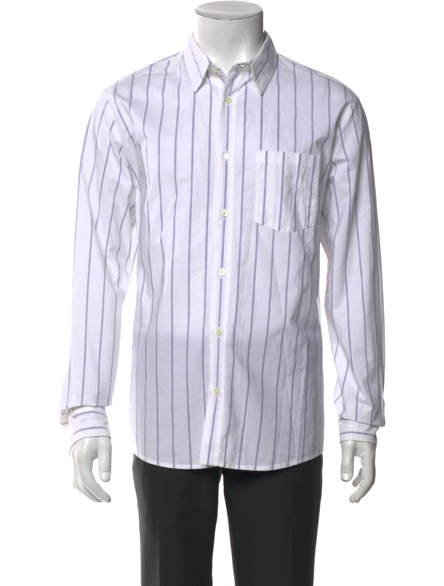 A.P.C. Striped Long Sleeve Shirt