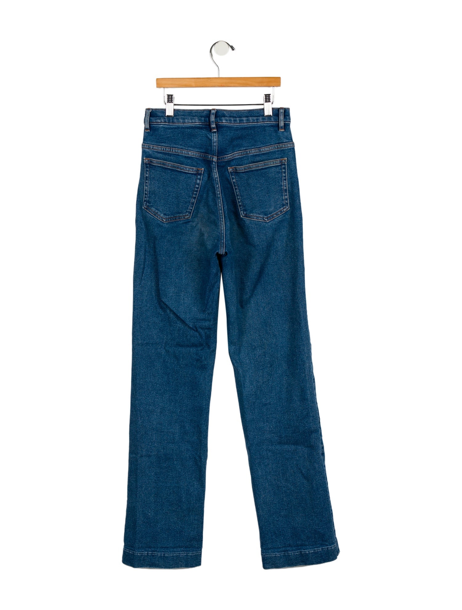 A.P.C. High-Rise Straight Leg Jeans