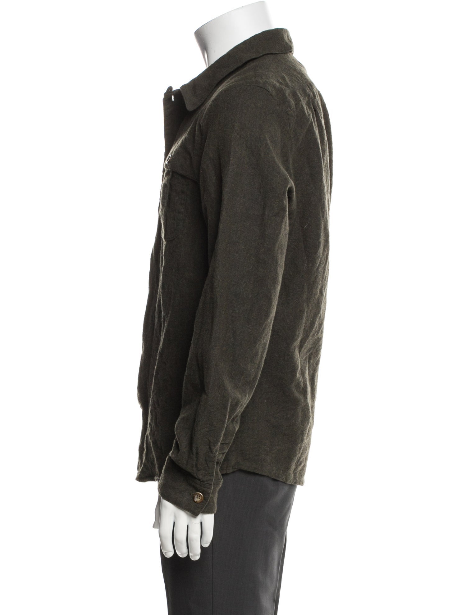 A.P.C. Wool Long Sleeve Shirt