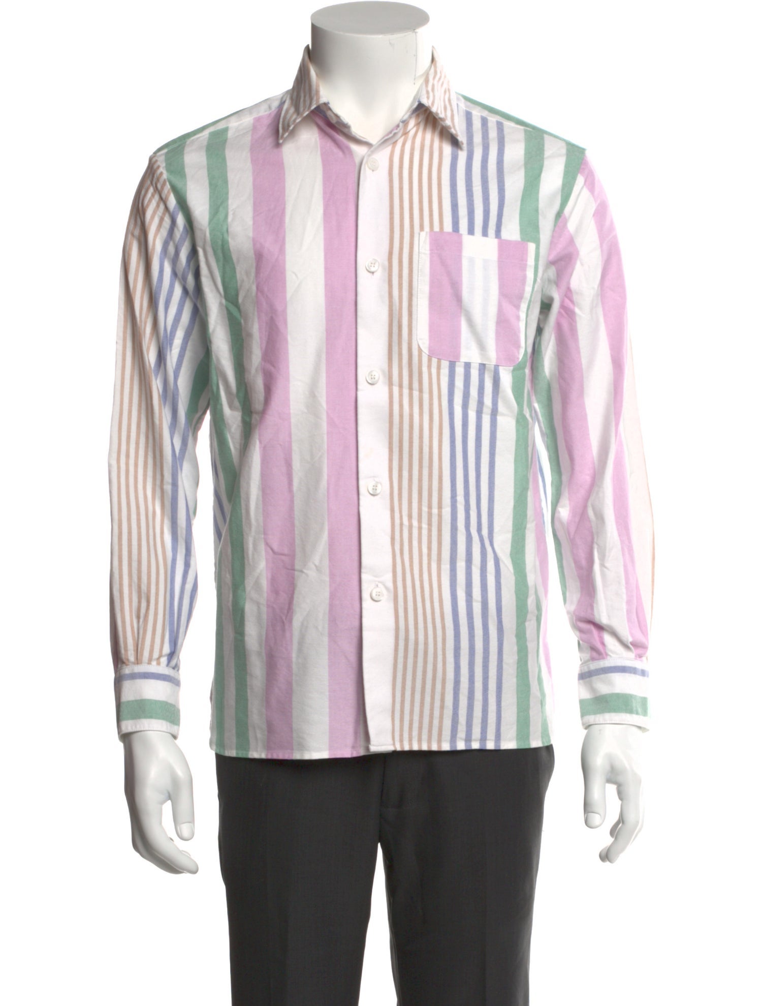 A.P.C. Striped Long Sleeve Shirt