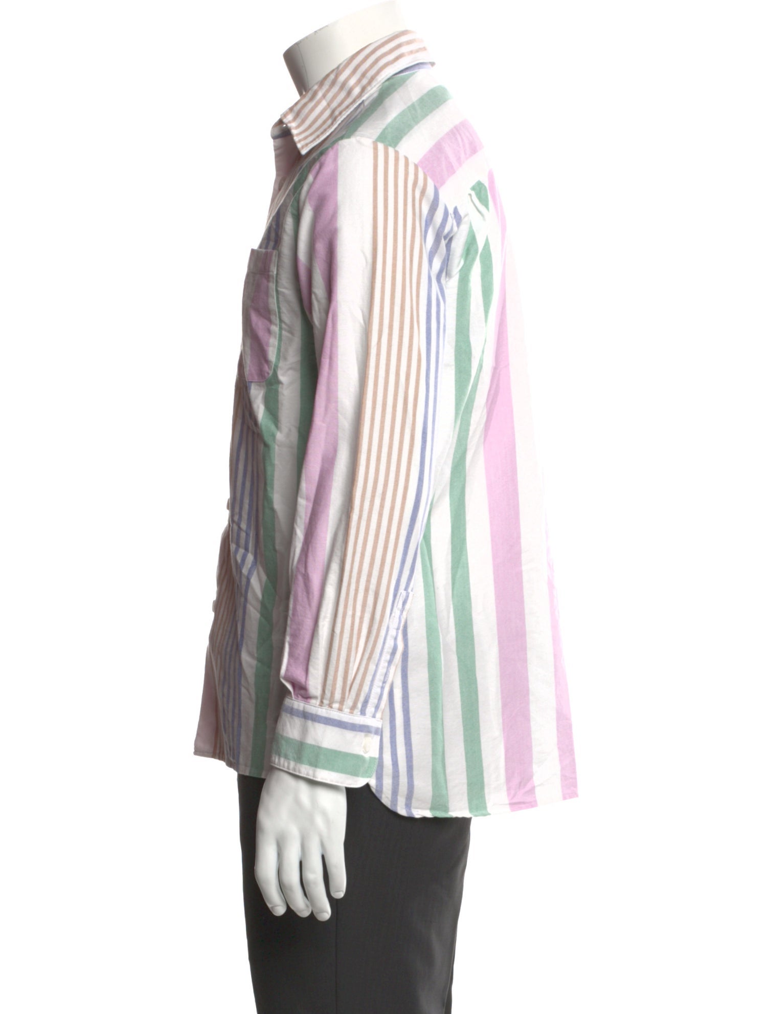 A.P.C. Striped Long Sleeve Shirt