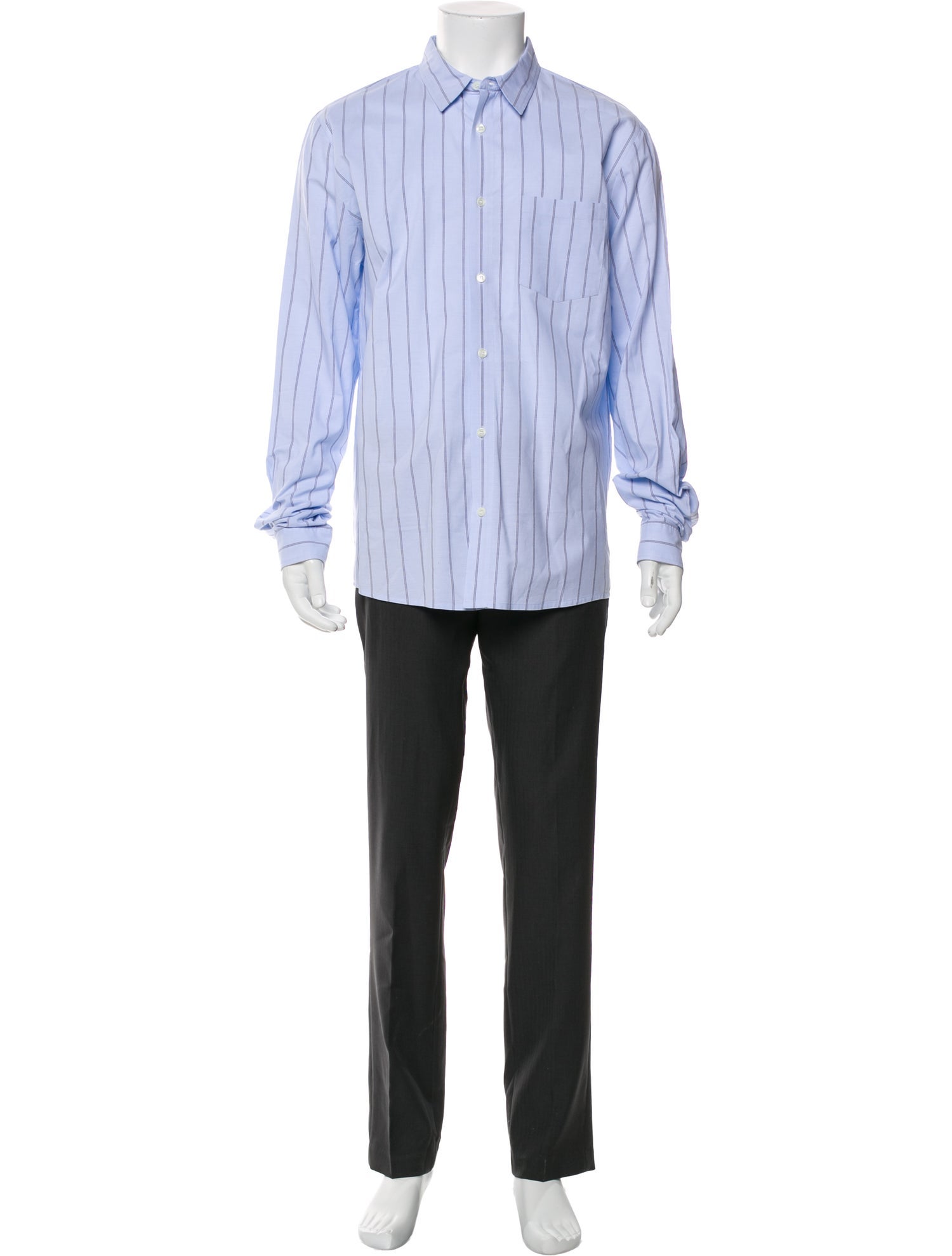 A.P.C. Striped Long Sleeve Shirt