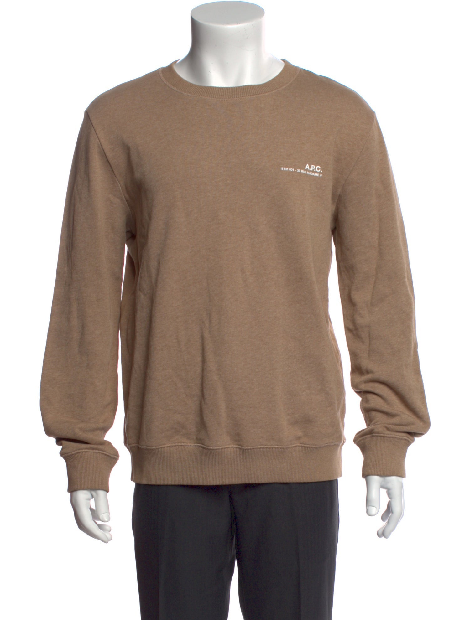 A.P.C. Crew Neck Long Sleeve Pullover