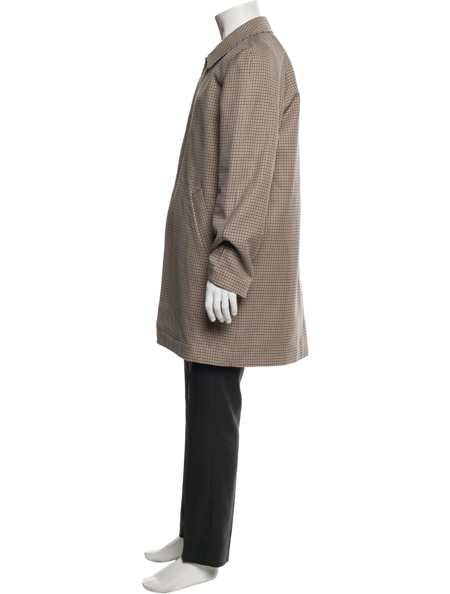 A.P.C. Houndstooth Print Overcoat