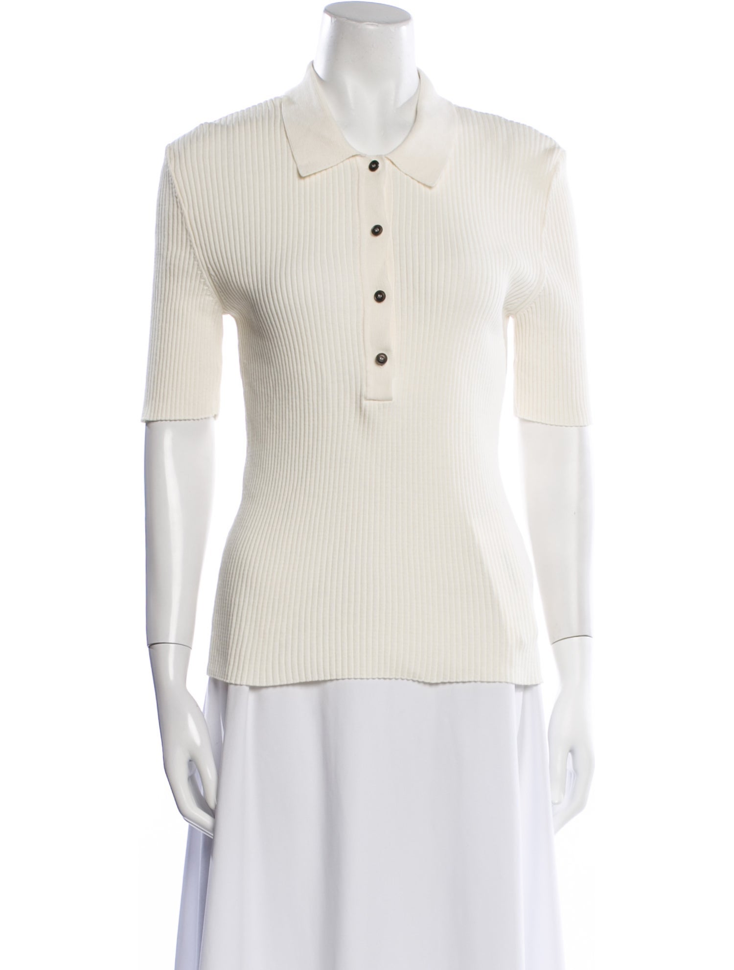 A.P.C. Three-Quarter Sleeve Polo