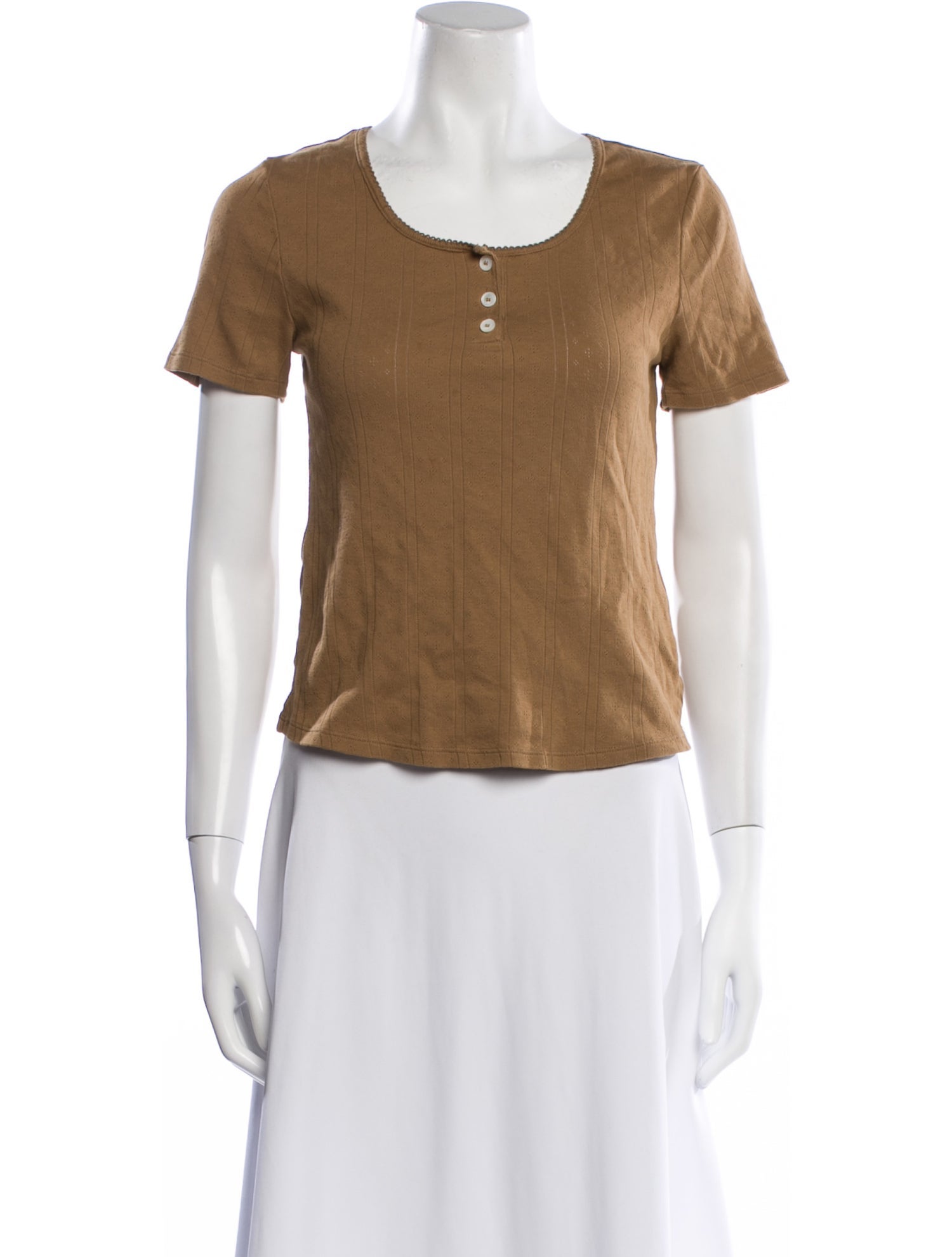 A.P.C. Scoop Neck Short Sleeve T-Shirt