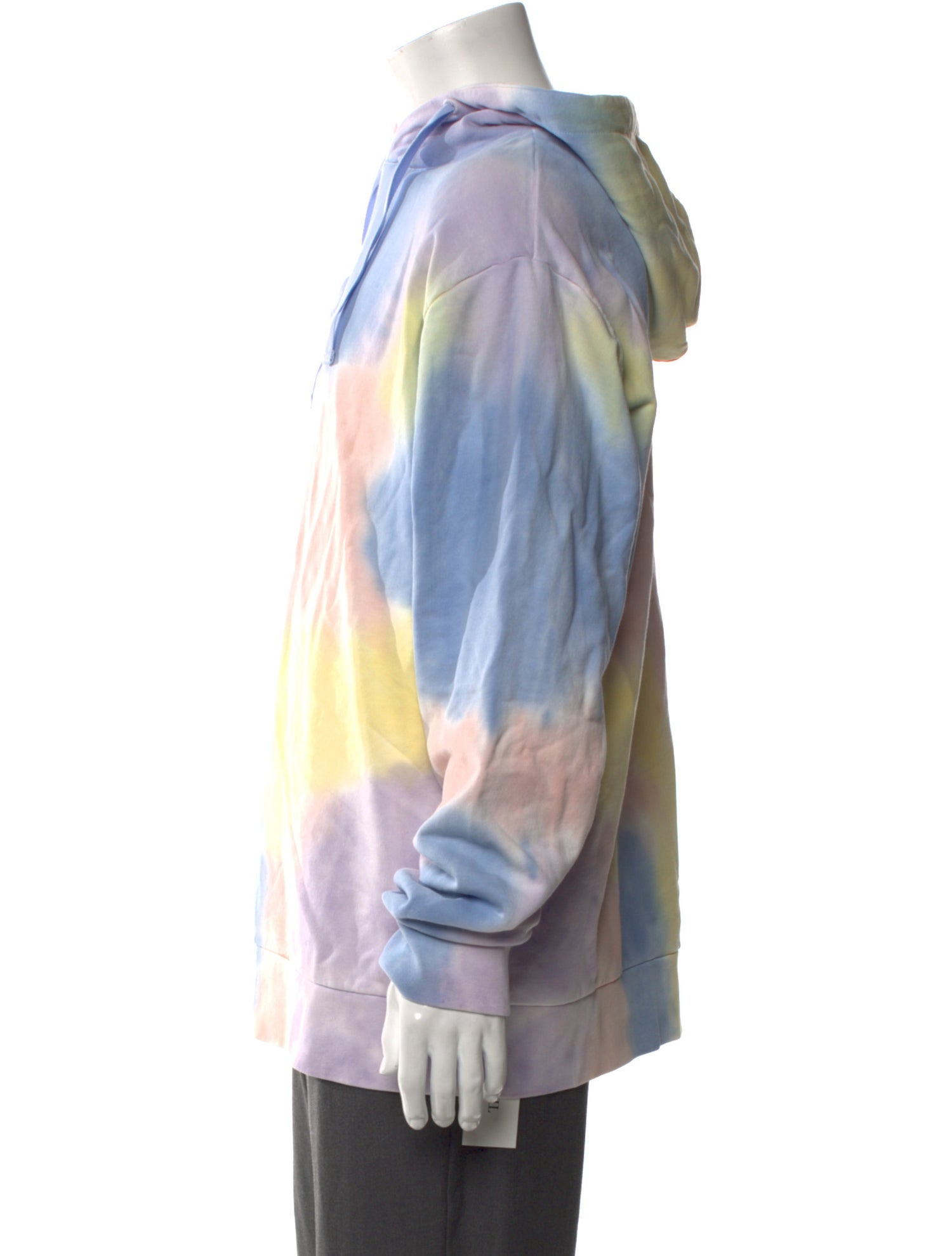 A.P.C. Tie-Dye Print V-Neck Hoodie