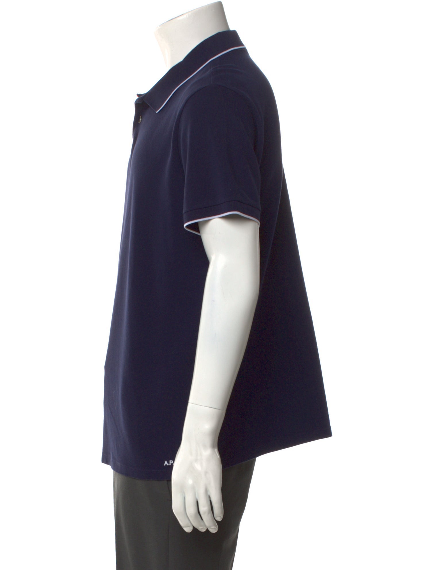 A.P.C. Collar Short Sleeve Polo Shirt
