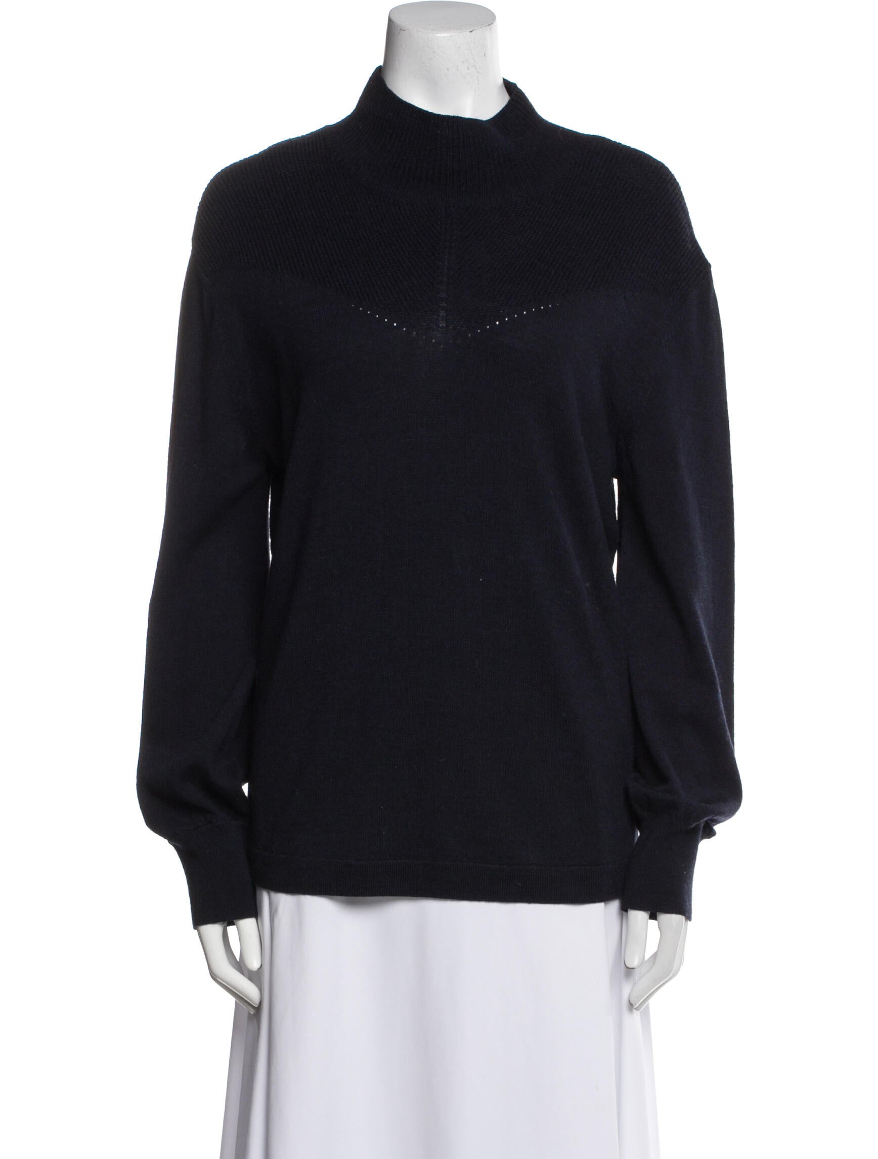 A.P.C. Virgin Wool Mock Neck Sweater