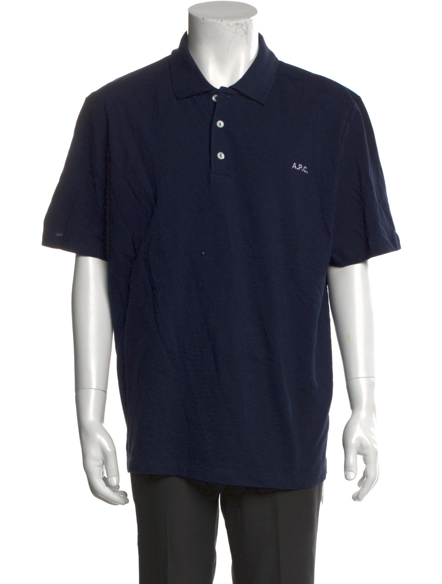 A.P.C. Collar Short Sleeve Polo Shirt